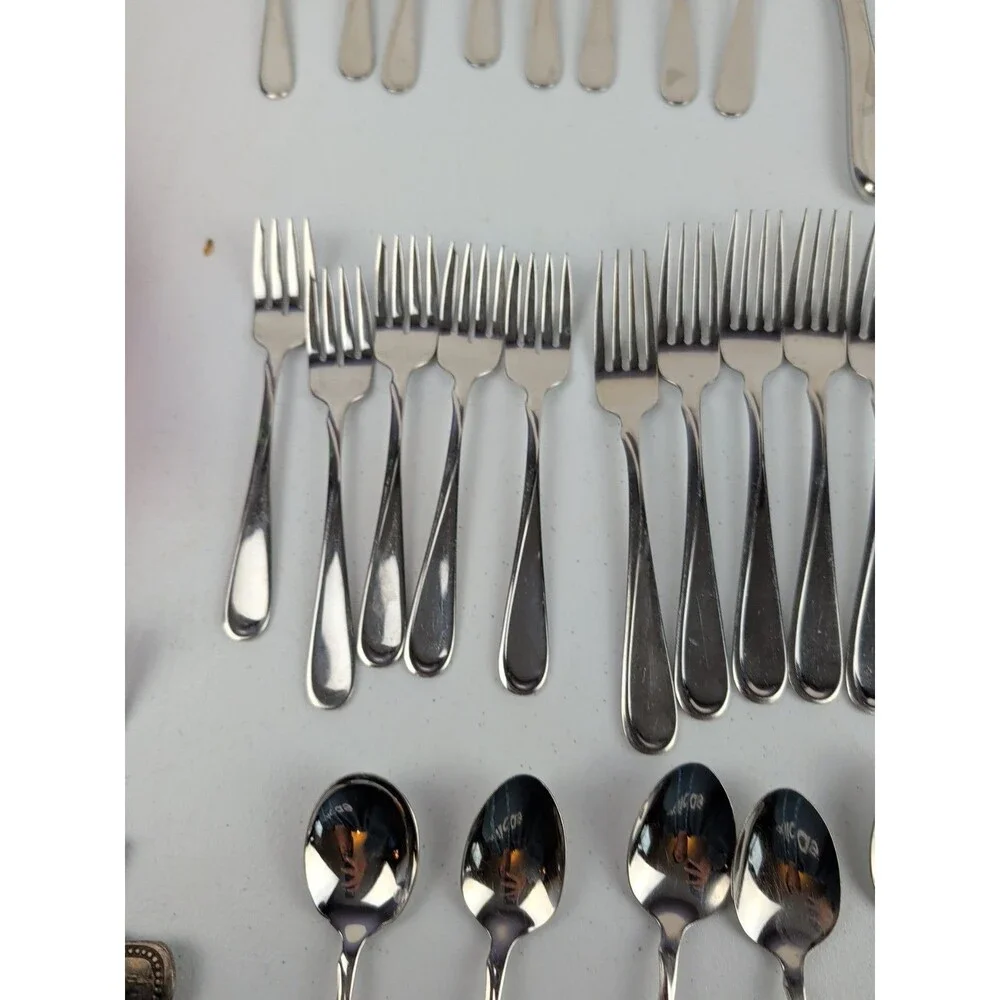 Oneida USA Flight Reliance Stainless Flatware Glossy 39 Piece Set